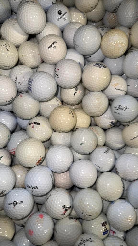 Gebruikte golfballen mix 200 stuks omega deal, Ophalen of Verzenden, Zo goed als nieuw, Bal(len)