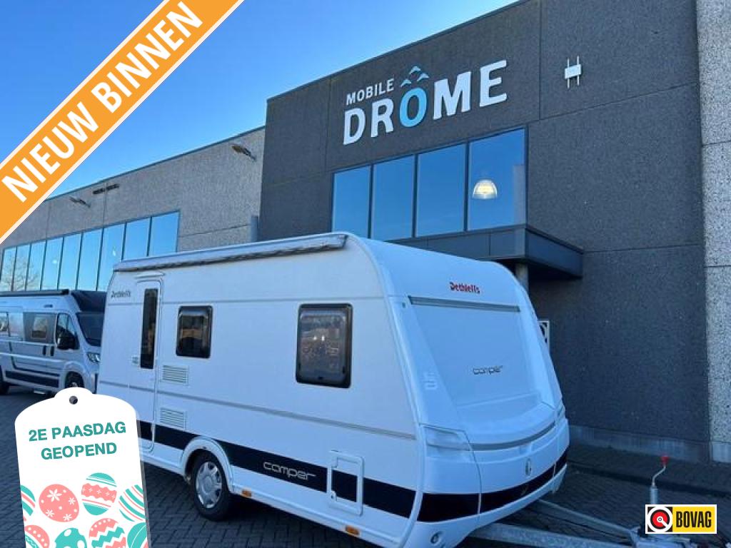 Dethleffs Camper 390 FS Mover amp; luifel, Caravans en Kamperen, Bedrijf, Treinzit, Dethleffs, Schokbreker
