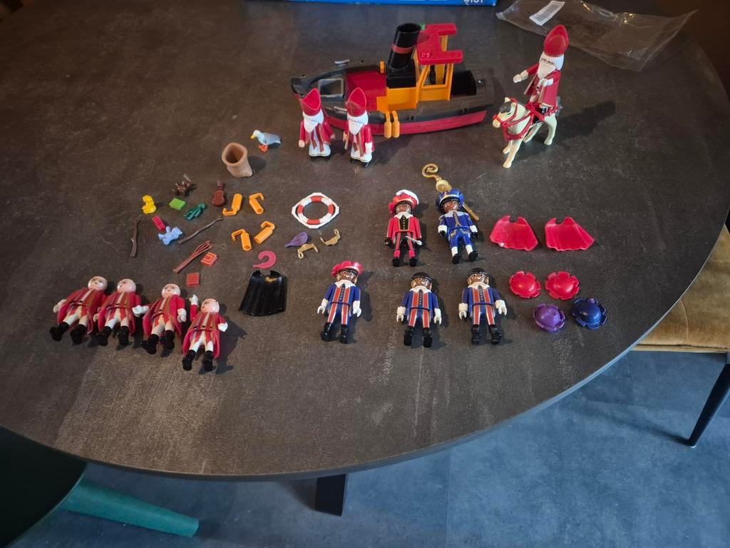Sinterklaas en Zwarte Piet Playmobil, Kinderen en Baby's, Speelgoed | Playmobil, Ophalen of Verzenden, Gebruikt