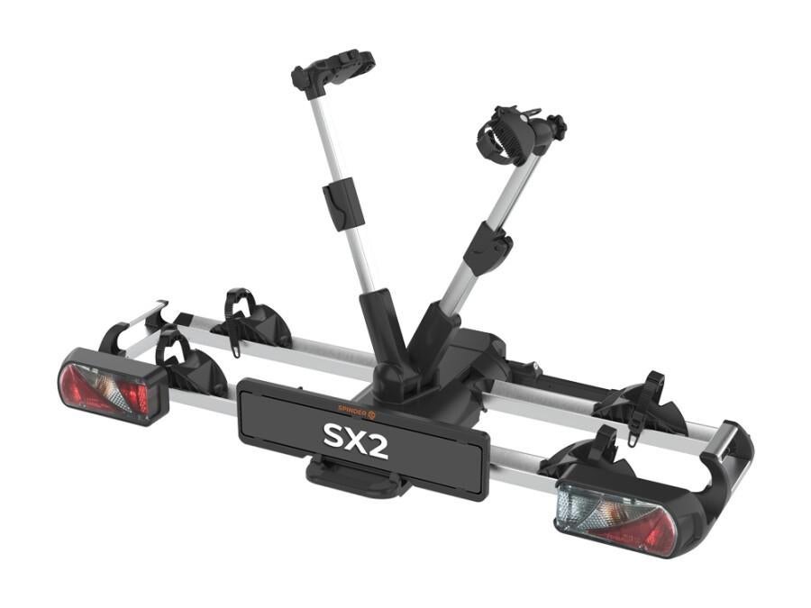 Spinder SX2 fietsendrager trekhaak – geschikt voor 2 e-bikes, Ophalen, Nieuw, 2 fietsen, Trekhaakdrager