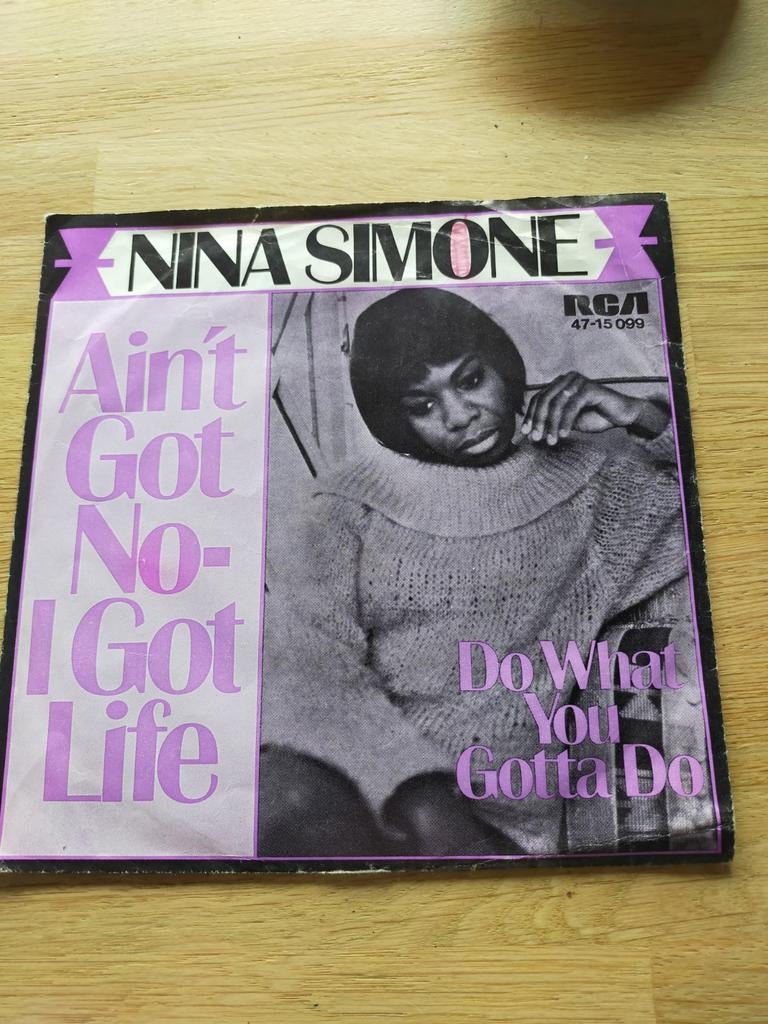 Nina Simone , ain't got no i got no life, Ophalen of Verzenden, Zo goed als nieuw, Pop