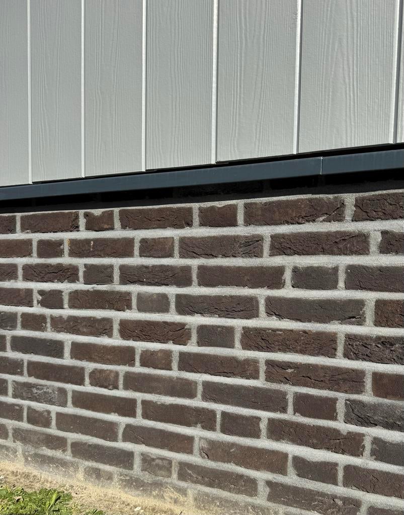 Waalformaat metselstenen zwart/antraciet 190 stuks, Doe-het-zelf en Verbouw, Metselstenen, Ophalen, Nieuw, Bakstenen