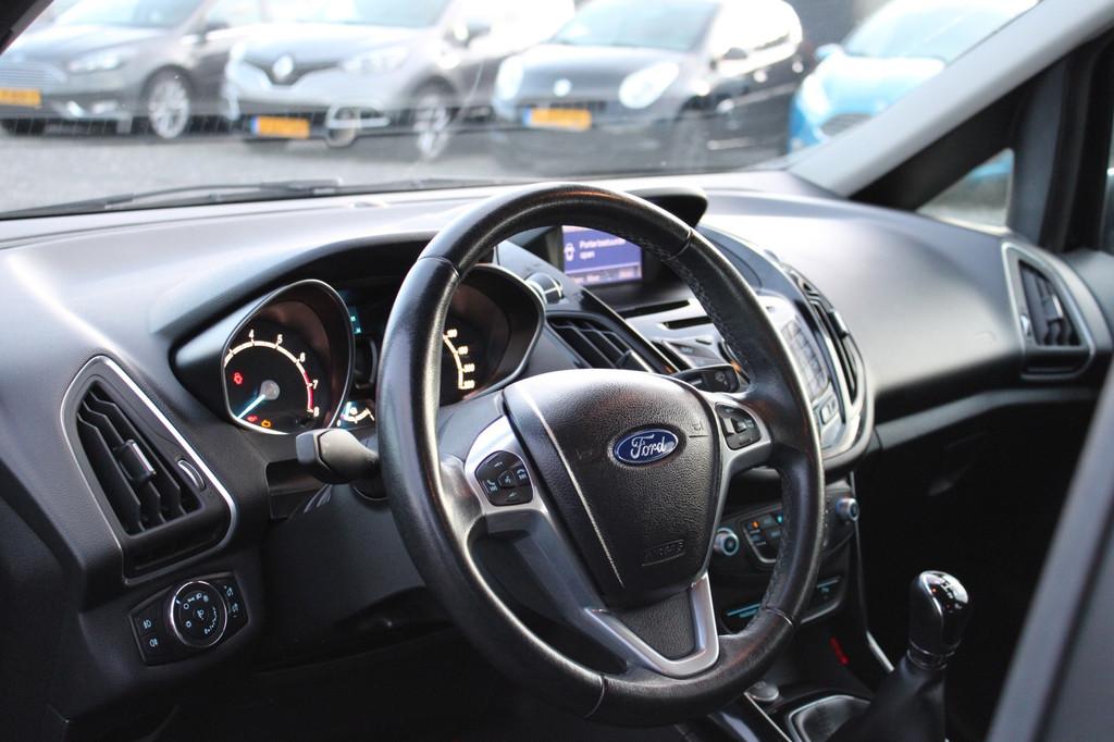 Ford B-Max 1.0 EcoBoost Titanium/NAVI/CAMERA/NW APK, Auto's, Voorwielaandrijving, Euro 5, Gebruikt, Zwart