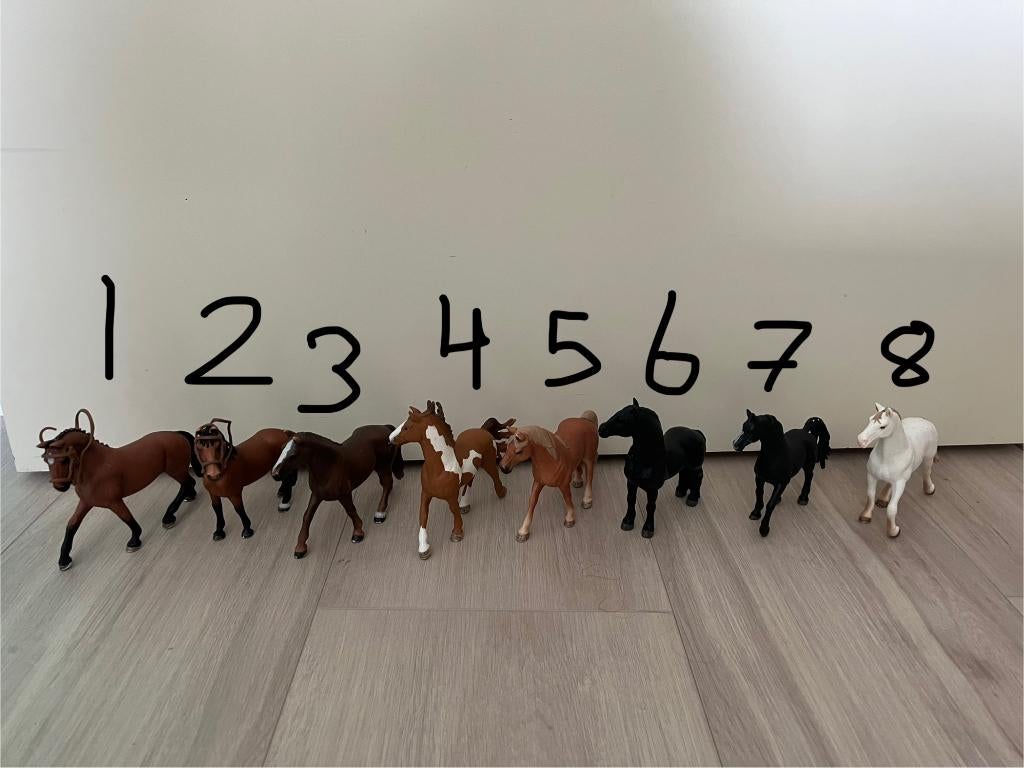 Schleich paarden, Verzamelen, Speelgoed, Ophalen of Verzenden, Gebruikt