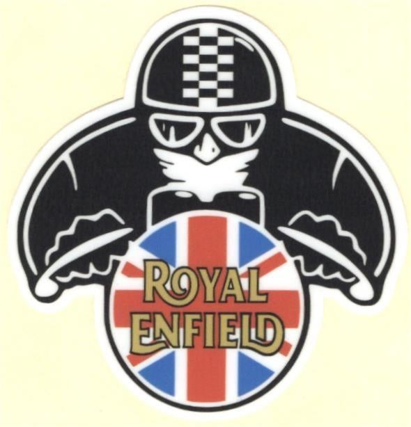 Royal Enfield Cafe Racer sticker #12, Motoren, Accessoires | Stickers, Ophalen of Verzenden