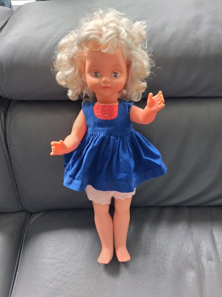 Te koop: oude pop, Ophalen of Verzenden, Gebruikt, Pop