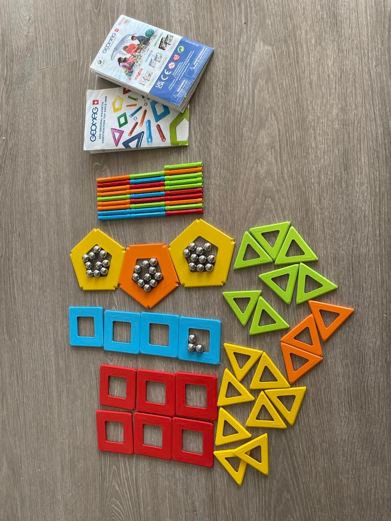 Geomag magnetisch constructiespeelgoed, Kinderen en Baby's, Speelgoed | Educatief en Creatief, Zo goed als nieuw, Bouwen, Ophalen