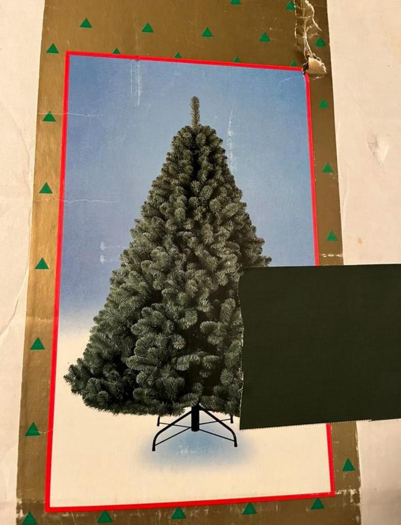 Grote kerstboom te koop 121 cm hoog, Diversen, Ophalen of Verzenden, Zo goed als nieuw