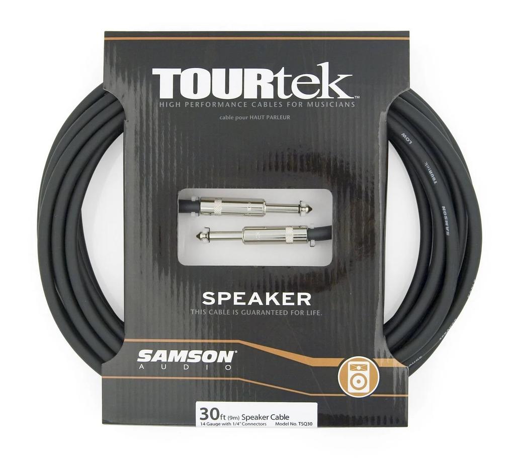 Samson Tourtek low loss 14 gauge speaker cable 9 meter lang, Ophalen of Verzenden, Zo goed als nieuw, Speaker of Versterker