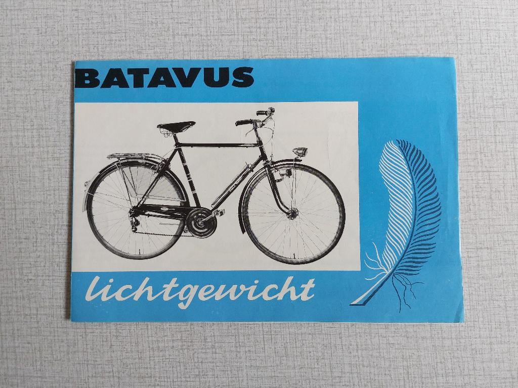 Vintage BATAVUS GRAND TOURIST fietsfolder, Fietsen en Brommers, Ophalen of Verzenden, Zo goed als nieuw