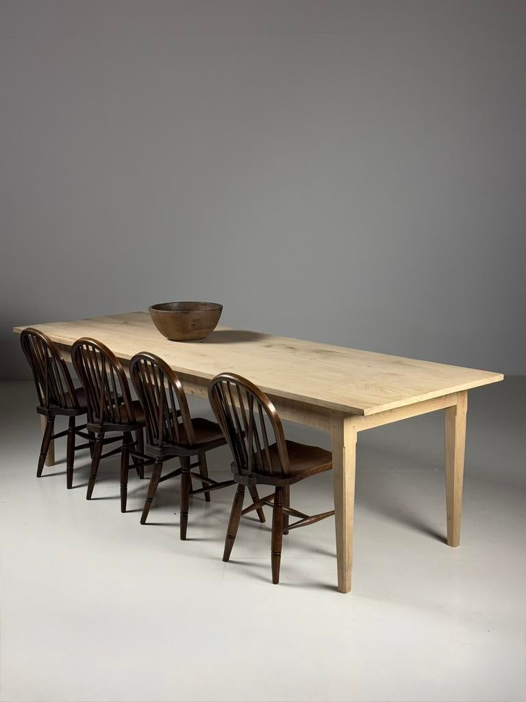 Franse eettafel eiken 220cm