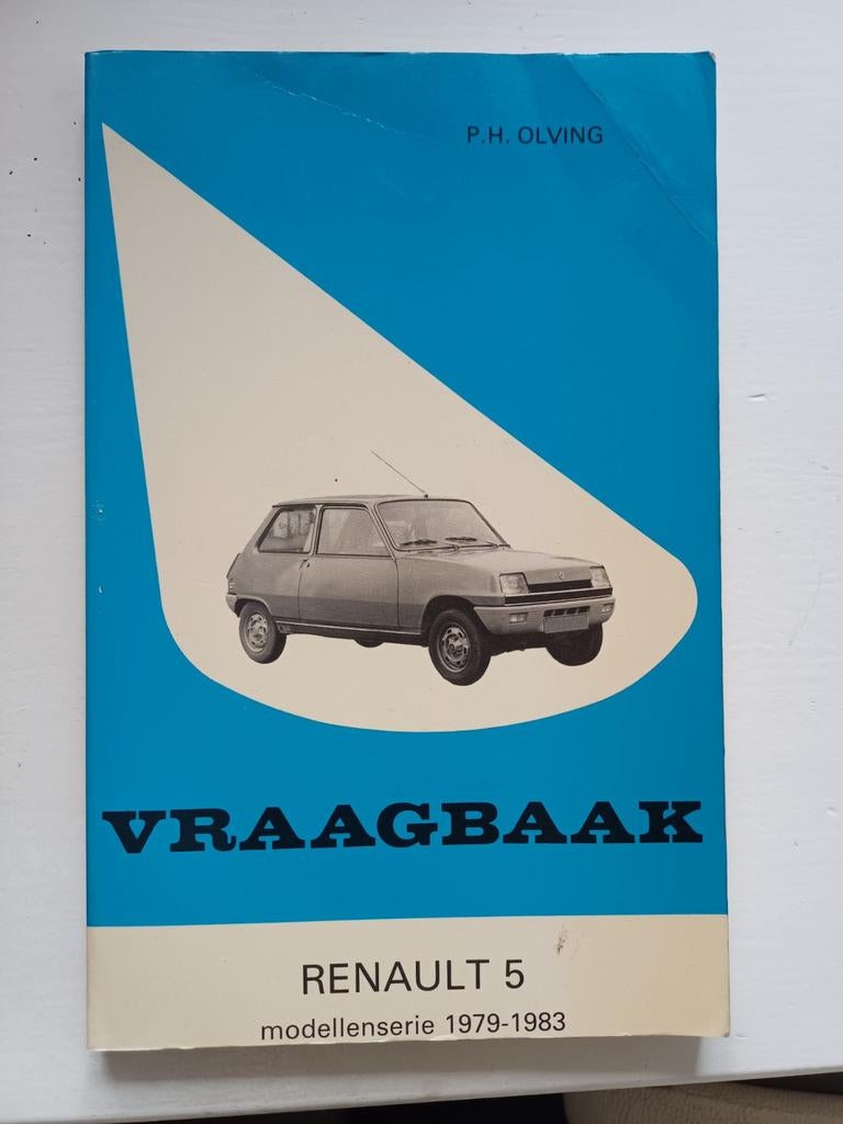 Vraagbaak Renault 5 modellen 1979-1983, Ophalen of Verzenden, Gelezen, Renault