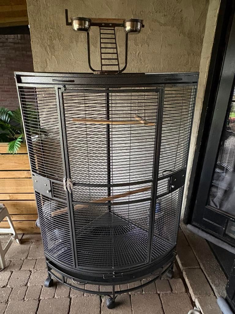 Vogelkooi, Ophalen, Zo goed als nieuw, Metaal, Vogelkooi