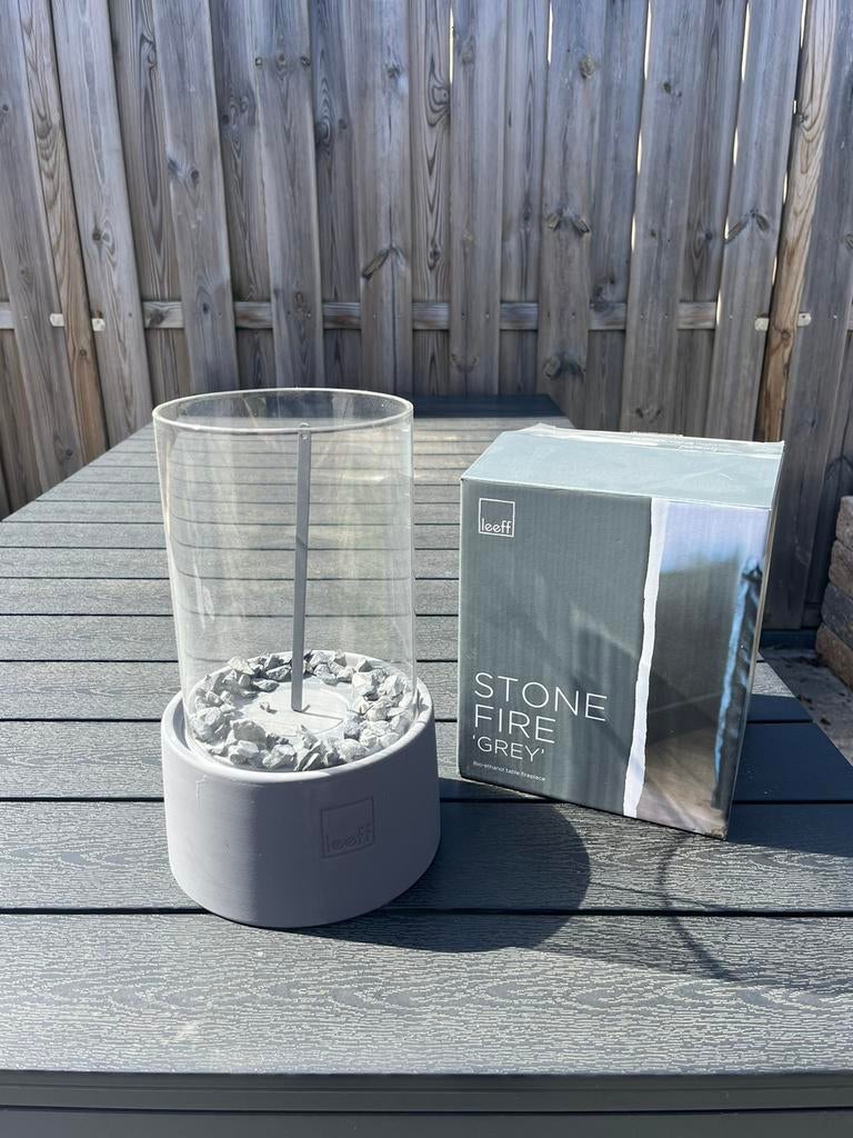 Leeff Stone fire grijs (30 cm), Ophalen of Verzenden, Zo goed als nieuw