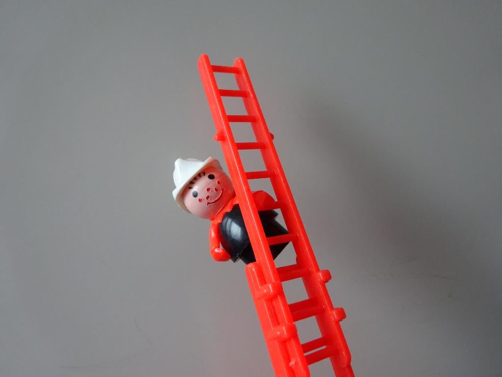 Fisher-Price brandweerwagen, Ophalen, Gebruikt, Auto of Voertuig, Met geluid