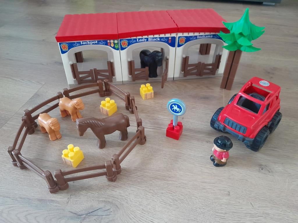 Leuk paarden / boerderij set, Ophalen of Verzenden, Zo goed als nieuw