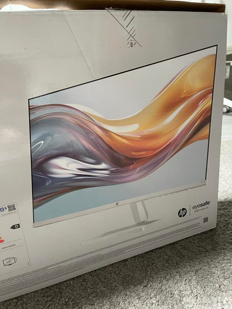 HP Series 5 527sw 27 inch FHD White Monitor, Ophalen, Zo goed als nieuw, Full HD, 61 t/m 100 Hz