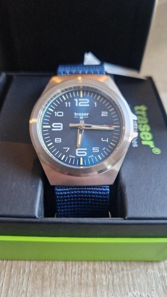 Traser P59 Essential M, Overige merken, Staal, Polshorloge, Overige materialen