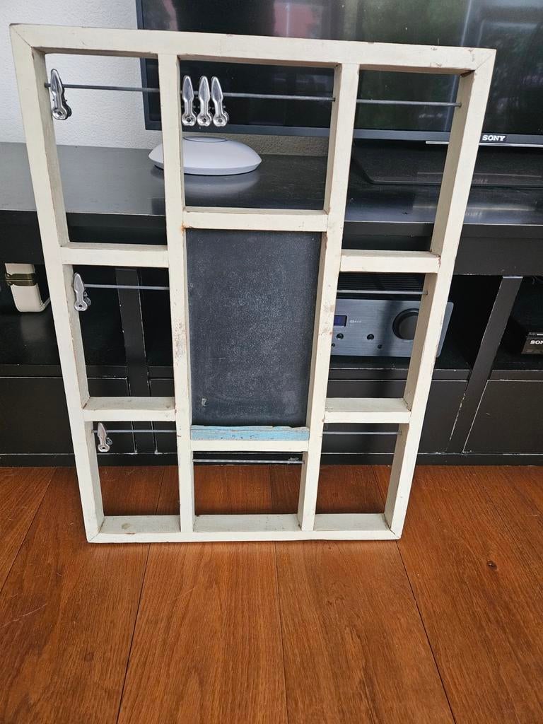 Kaartenrek met klein krijtbord Riviera Maison, Ophalen