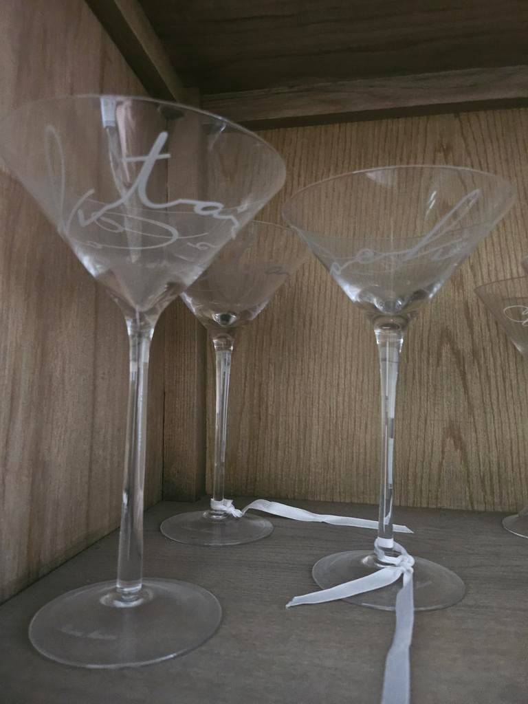 3 cocktailglazen riviera maison, Verzamelen, Glas en Borrelglaasjes, Ophalen of Verzenden, Nieuw, Overige typen