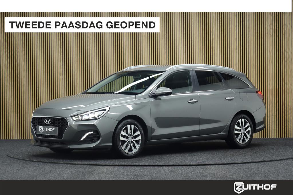Hyundai i30 Wagon 1.0 T-GDI Premium | Cruise-control | Afnee, Gebruikt, Met garantie (alle), Leder en Stof, LED verlichting