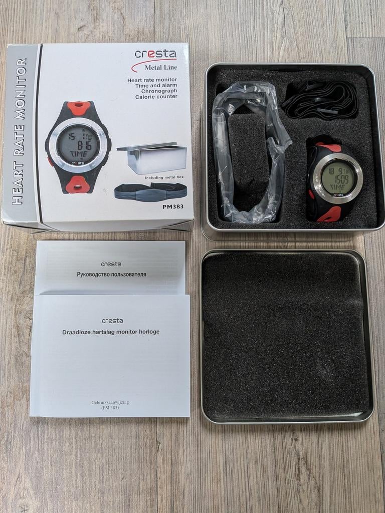 Nieuwe sport horloge met hartslag functie, Ophalen of Verzenden, Nieuw, Overige merken