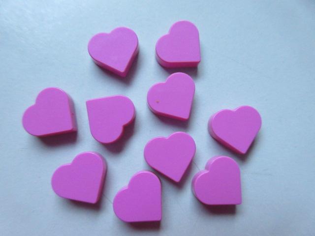 nr. 8725, 10 Roze hartjes., Ophalen of Verzenden, Zo goed als nieuw, Complete set, Lego