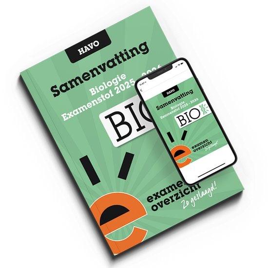 ExamenOverzicht - Samenvatting Biologie HAVO