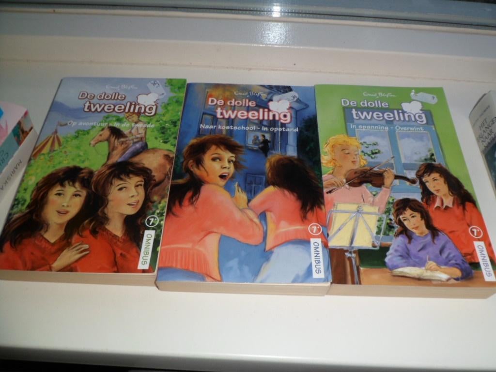 3 x De dolle tweeling  - Enid Blyton, Boeken, Kinderboeken | Jeugd | 10 tot 12 jaar, Ophalen of Verzenden, Zo goed als nieuw, Enid Blyton