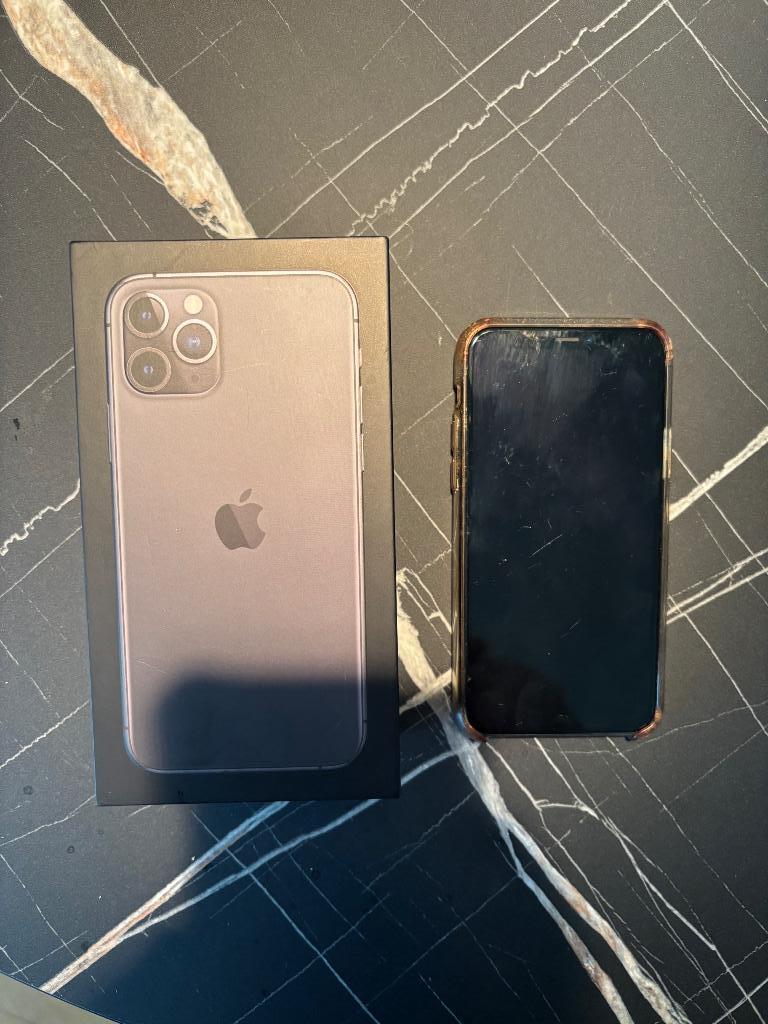 iPhone 11 pro, 256 GB, Gebruikt, Zwart, 78 %