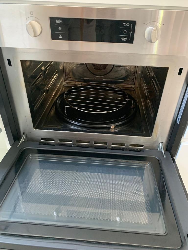 Moderne strakke design hoogglans eilandkeuken GEDEMONTEERD, Wit, Overige typen, Ophalen of Verzenden, Zo goed als nieuw