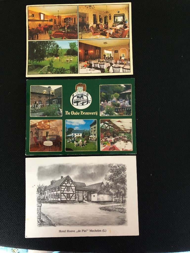 Ansichtkaarten Hotels en Restaurants Limburg per stuk bieden, Verzamelen, Ansichtkaarten | Nederland, Gelopen, Limburg, 1980 tot heden
