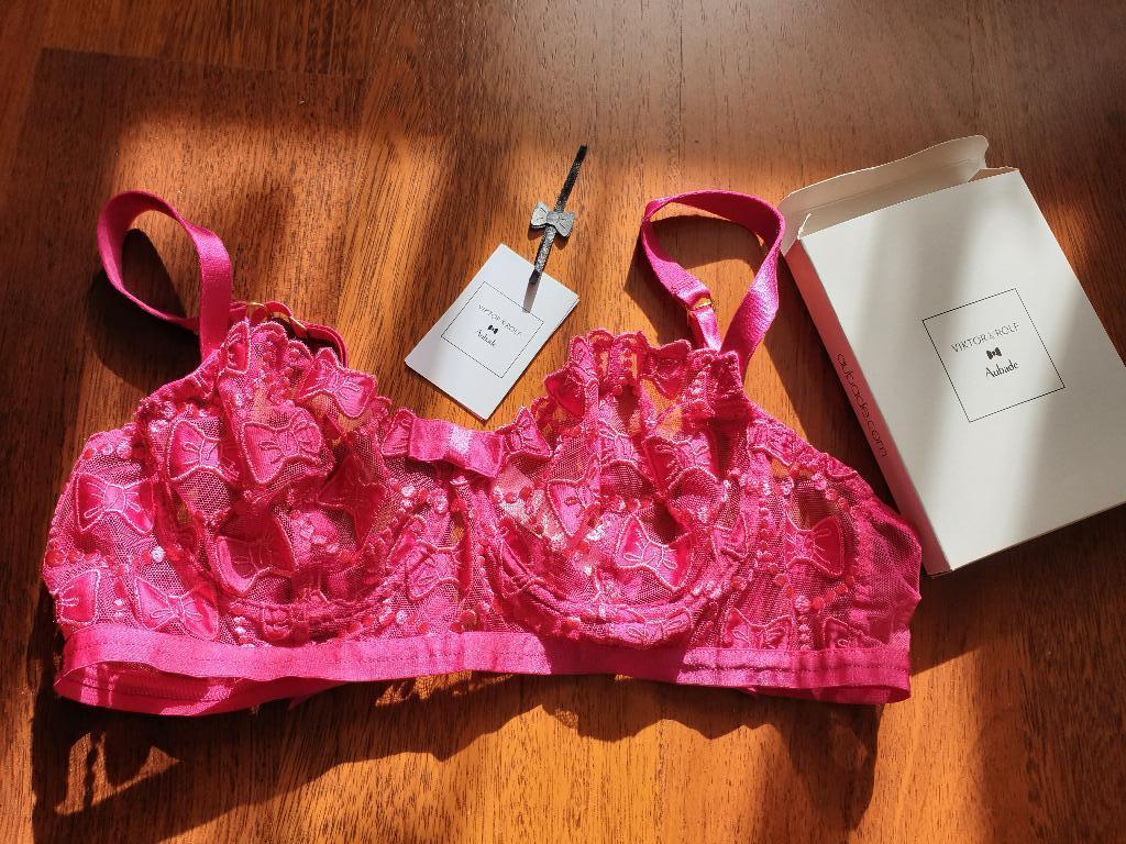 Aubade Viktor en Rolf - The Bow collection bh roze - 80B, Aubade x Viktor & Rolf, Ophalen of Verzenden, Roze, BH