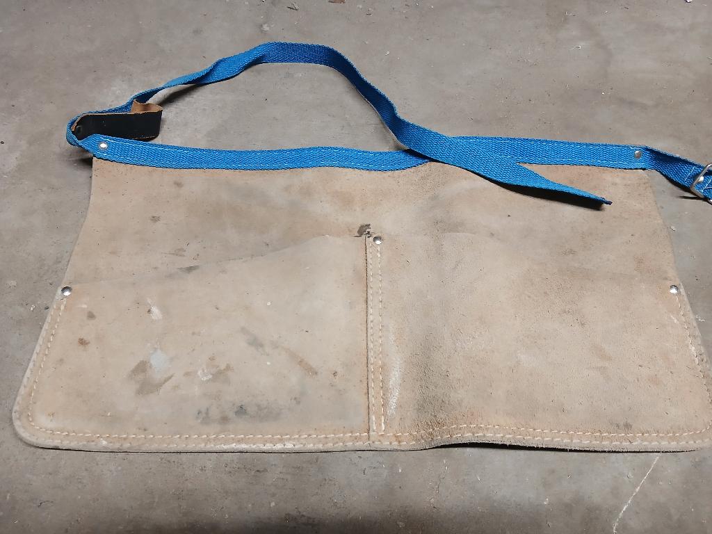 Leren gereedschapstas, Ophalen of Verzenden, Gebruikt