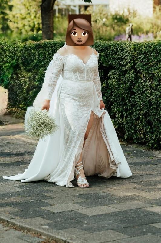 Trouwjurk, Trouwjurk, Verzenden, Wit, Onbekend