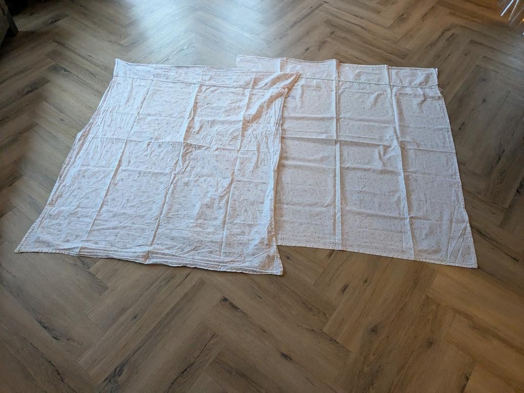 Twee (boven) lakens voor ledikant van Hema, Ophalen of Verzenden, Zo goed als nieuw, 100 cm of meer, Deken