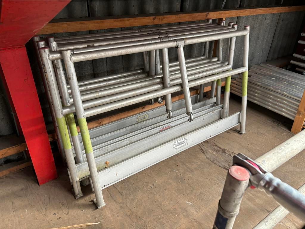 Gebruikte Altrex videleuning / trapgatafscherming, Ophalen, Gebruikt