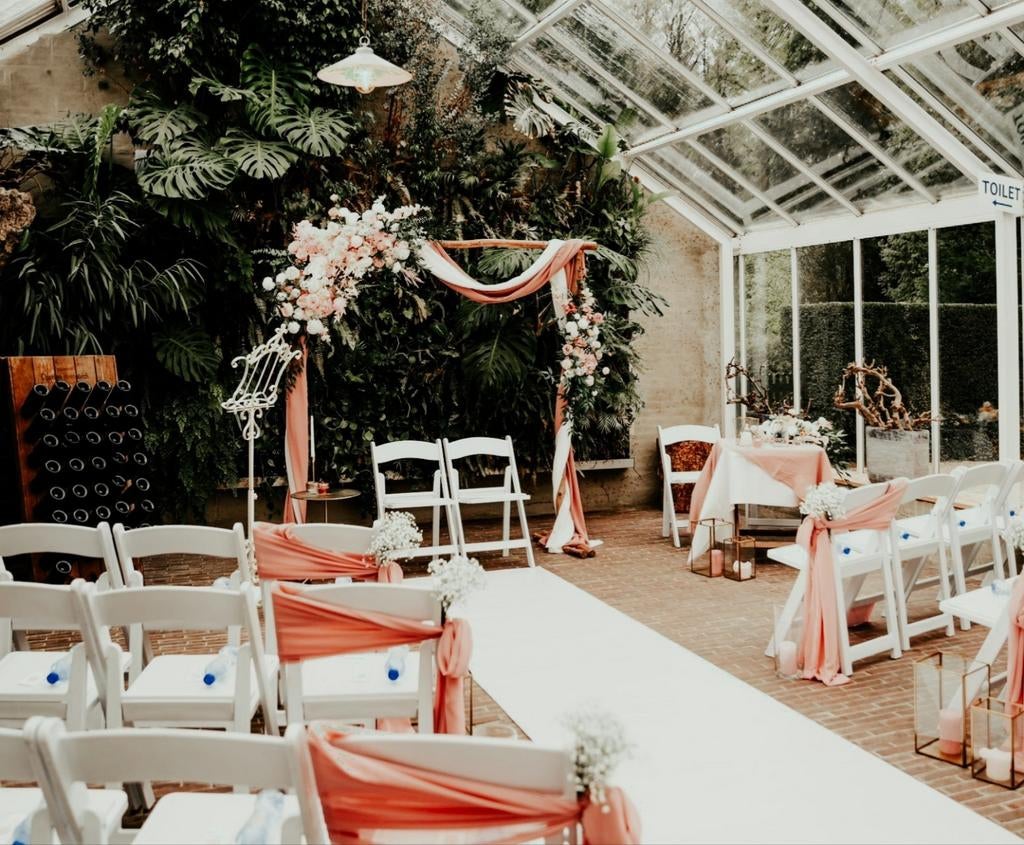 Trouwbogen te huur, Hobby en Vrije tijd, Feestartikelen | Verhuur, Ophalen, Geboorte of Huwelijk