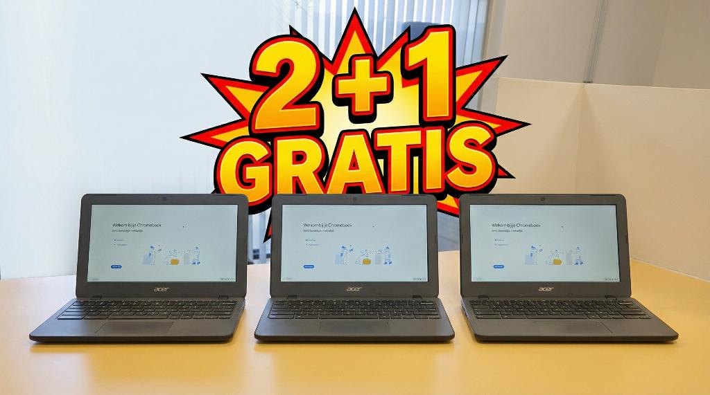 2+1 GRATIS Acer Chromebooks | €30 p/st | OP=OP!, Gebruikt, 2 tot 3 Ghz, Qwerty, 32 GB