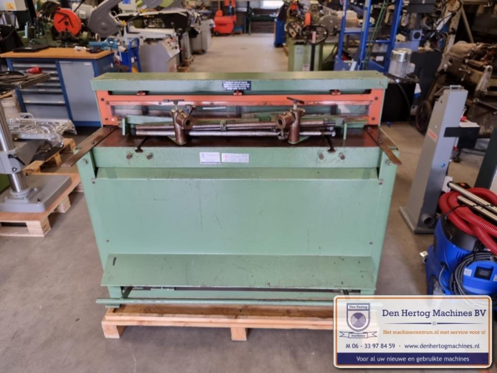 JORG 4003E 1250x2mm compactschaar knipschaar knipbank 400V, Ophalen, Gebruikt