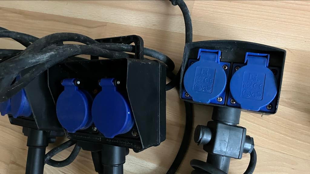 4x Tuin stopcontact - Buiten stopcontact, Ophalen, Kunststof, Gebruikt, Minder dan 50 watt