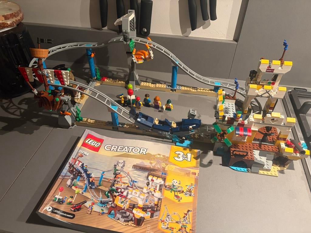 31084 Lego Creator Piraten Achtbaan, Ophalen of Verzenden, Zo goed als nieuw, Complete set, Lego