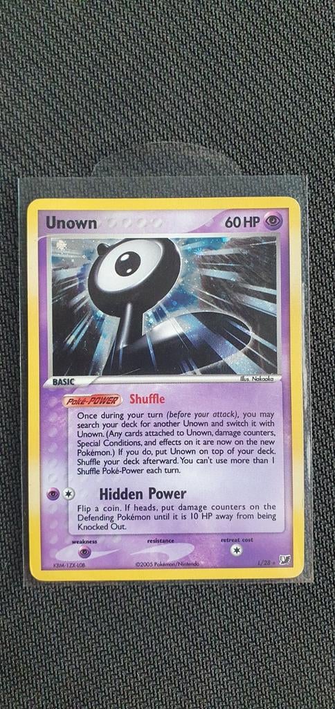 Unown L/28 Holo, Ophalen of Verzenden