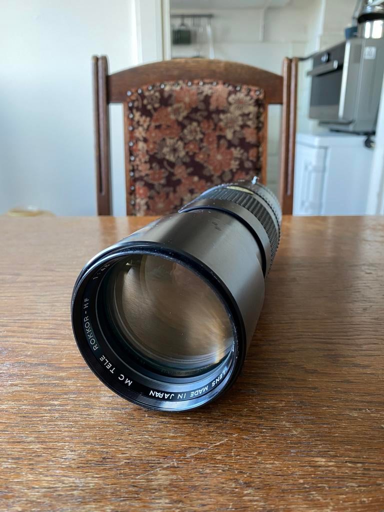 Minolta MC Tele Rokkor HF 300mm f/4.5 objectief, Audio, Tv en Foto, Fotografie | Lenzen en Objectieven, Ophalen of Verzenden, Gebruikt