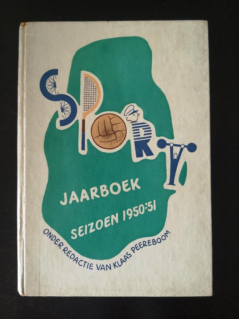 Sport Jaarboek seizoen 1950-'51, onder redactie K. Peereboom, Boeken, Ophalen of Verzenden, Gelezen, Behendigheidssport