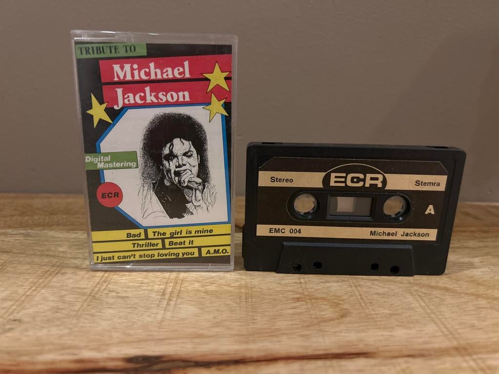 Michael Jackson Tribute Cassetteband, Cd's en Dvd's, Cassettebandjes, Gebruikt, 1 bandje, Ophalen of Verzenden, Voorbespeeld