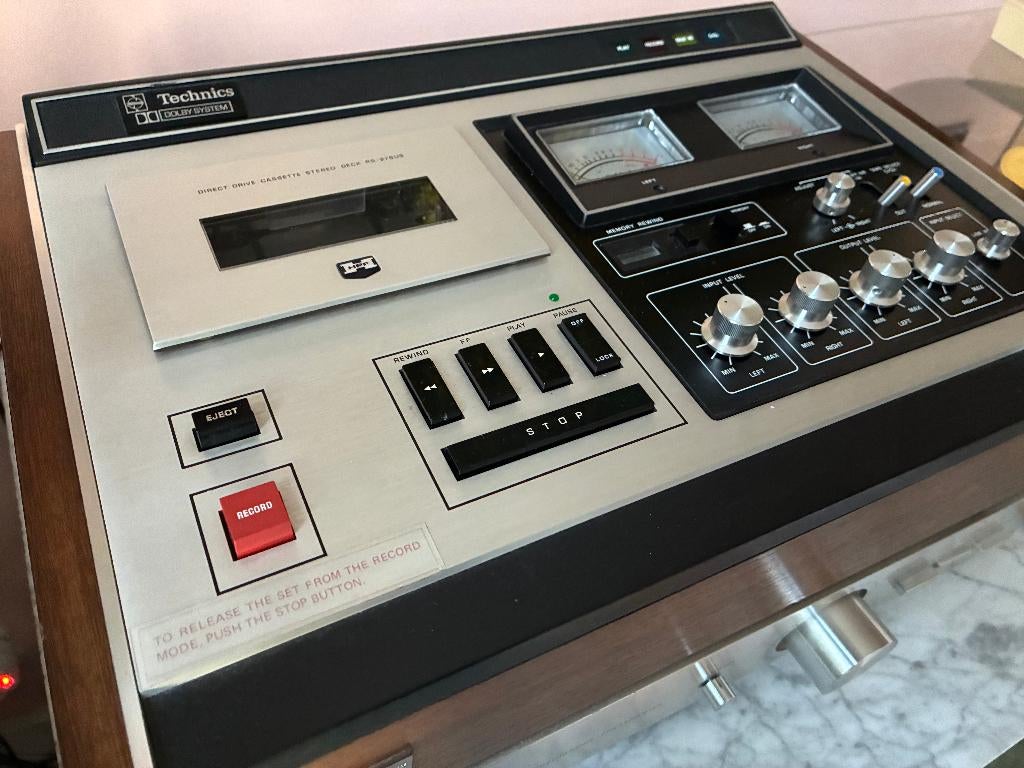Technics RS-276US cassettedeck, Audio, Tv en Foto, Cassettedecks, Enkel, Overige merken, Tiptoetsen, Tape counter, Ophalen of Verzenden