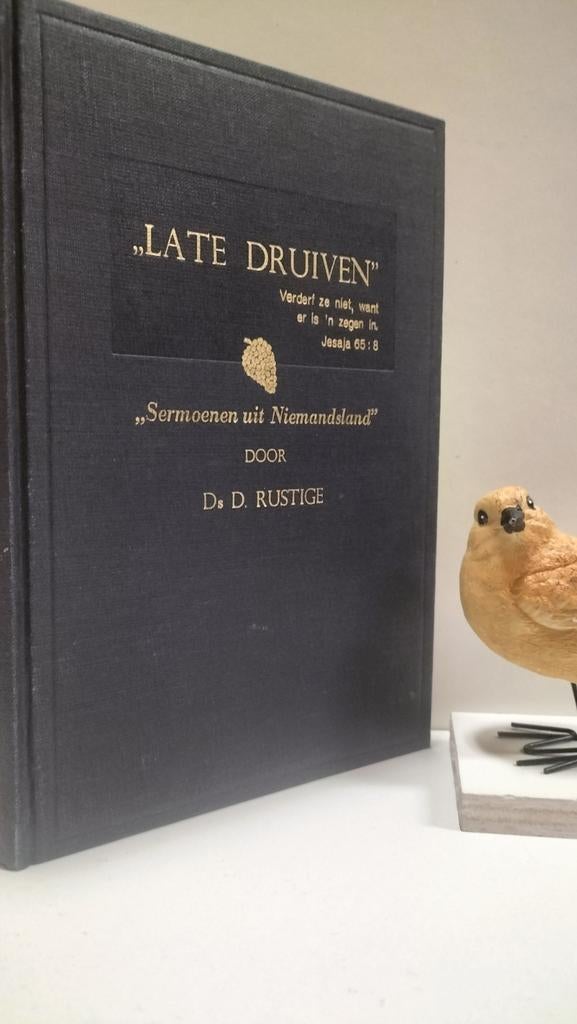 Rustige, Ds. D.; Sermoenen uit Niemandsland :  Late druiven, Ophalen of Verzenden, Gelezen, Christendom | Protestants