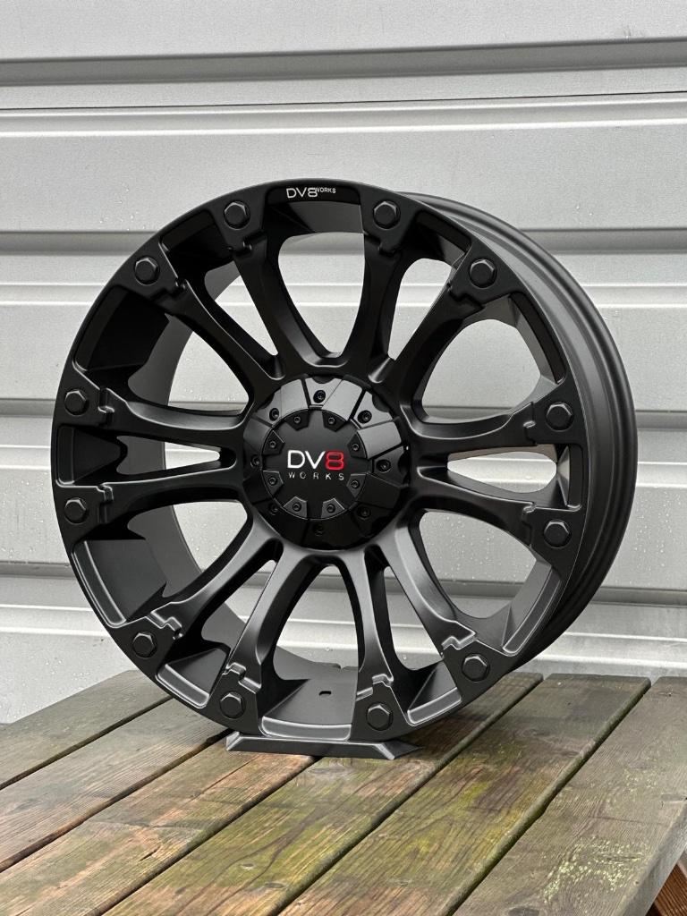 20 inch DV8 WORKS Sportvelgen RAM 1500  FORD F150 CHEVROLET, Auto-onderdelen, Banden en Velgen, 2525LV, Bestelwagen, Velg(en)