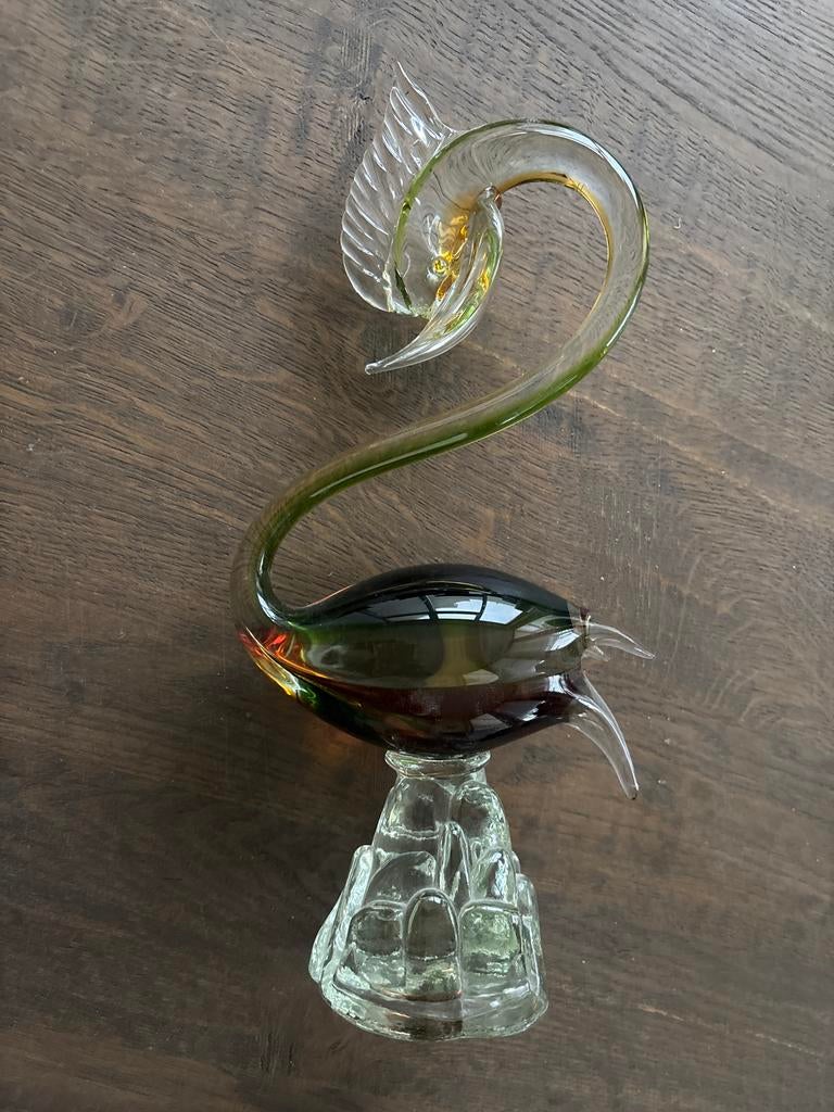 Vintage Murano Glas Haan Sommerso - Jaren '60/'70, Ophalen of Verzenden